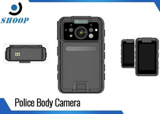 จอสัมผัส 4G WIFI GPS กล้องถ่ายภาพร่างกายตํารวจ 1296P HD การบันทึกสําหรับการใช้งานของตํารวจ