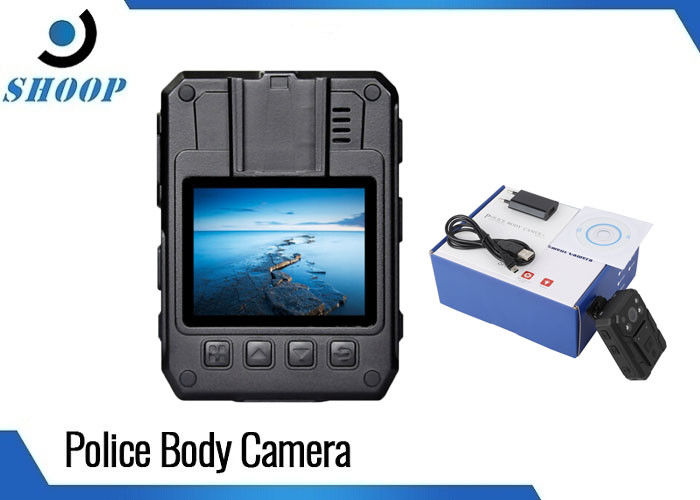 USB 2.0 1296P 4000mAh 5MP CMOS มุมมองกลางคืน กล้องถ่ายภาพร่างกายตํารวจ พร้อม GPS