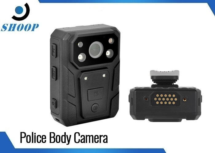 USB 2.0 1296P 4000mAh 5MP CMOS มุมมองกลางคืน กล้องถ่ายภาพร่างกายตํารวจ พร้อม GPS