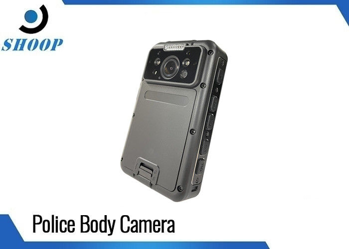 จอสัมผัส 4G WIFI GPS กล้องถ่ายภาพร่างกายตํารวจ 1296P HD การบันทึกสําหรับการใช้งานของตํารวจ