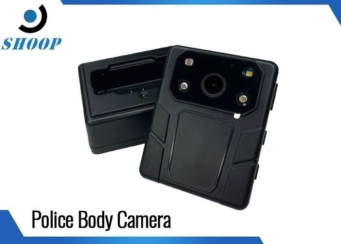 4MP CMOS 4000mAh เครื่องบันทึกกล้องตำรวจสำหรับการบังคับใช้กฎหมาย